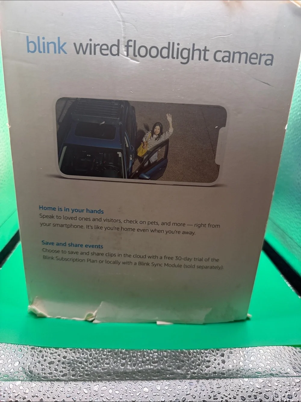 Blink Wired Floodlight Camera - White
